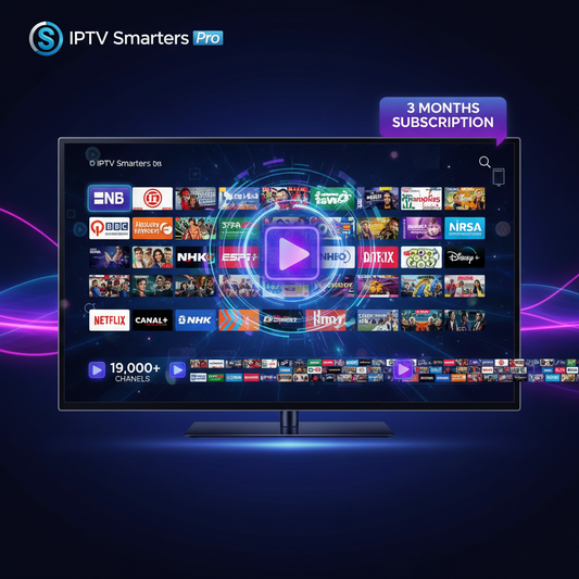 IPTV Smarters Pro Subscription 3 Months | 19,000+ Channels