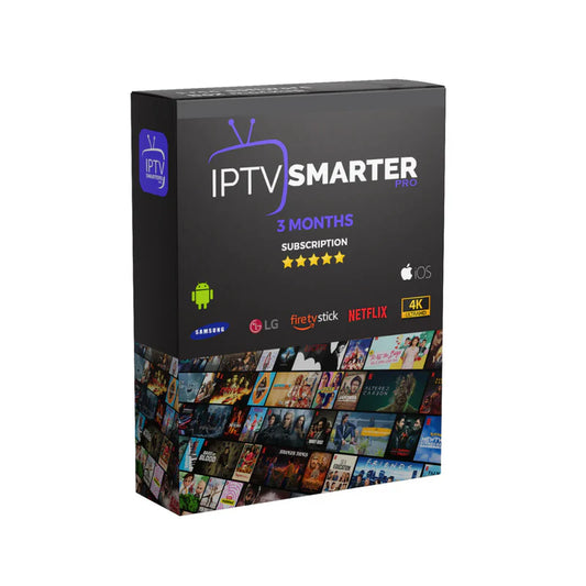 3 Months IPTV SMARTERS PRO  Subscription  | USA IPTV SMARTERS PRO
